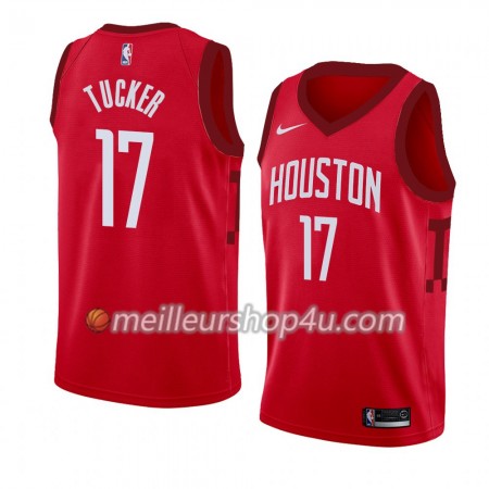 Maillot Basket Homme Houston Rockets PJ Tucker 17 2018-19 Nike Rouge Swingman